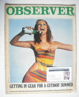 The Observer magazine - A Cutaway Summer cover (14 April 1968)