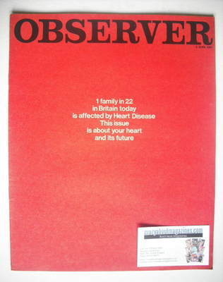 <!--1967-06-04-->The Observer magazine - Your Heart cover (4 June 1967)