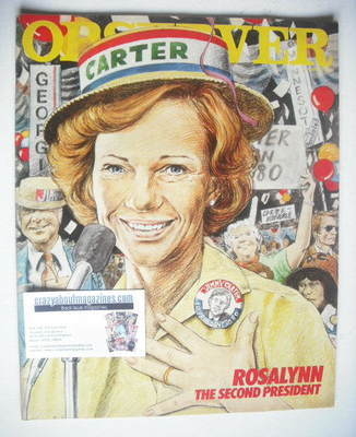 The Observer magazine - Rosalynn Carter cover (3 August 1980)