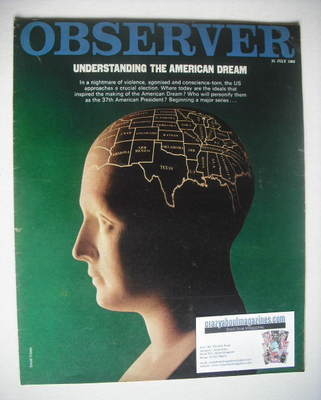 <!--1968-07-21-->The Observer magazine - Understanding The American Dream c