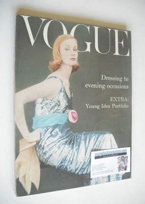 British Vogue magazine - October 1958 (Vintage Issue)