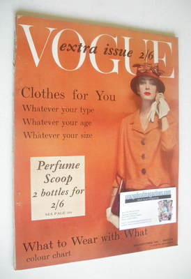 <!--1958-09-->British Vogue magazine - Mid-September 1958 (Vintage Issue)