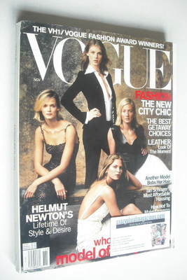 US Vogue magazine - November 2000 - Model Of The Year cover