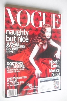 US Vogue magazine - December 2000 - Nicole Kidman cover