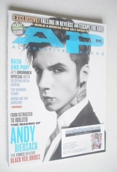 Alternative Press magazine - December 2013 - Andy Biersack cover (Cover 2)