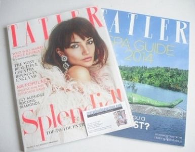 Tatler magazine - November 2013 - Lily Aldridge cover