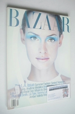 Harper's Bazaar magazine - April 1997 - Amber Valletta cover