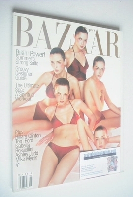 Harper's Bazaar magazine - May 1997 - Gucci Girls cover