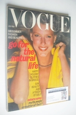 British Vogue magazine - July 1977 (Vintage Issue)