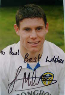 James Milner autograph