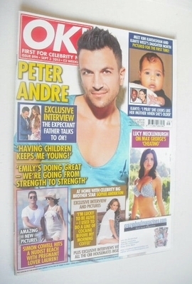OK! magazine - Peter Andre cover (3 September 2013 - Issue 894)