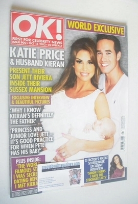 OK! magazine - Katie Price and Kieran Hayler cover (15 October 2013 - Issue 900)