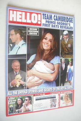 Hello! magazine - Team Cambridge cover (12 August 2013 - Issue 1289)