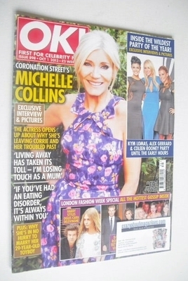 OK! magazine - Michelle Collins cover (1 October 2013 - Issue 898)