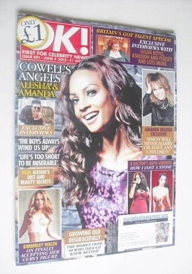 OK! magazine - Alesha Dixon cover (4 June 2013 - Issue 881)