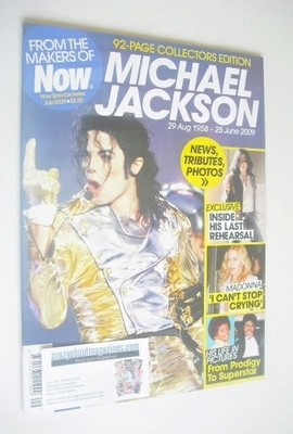 <!--2009-06-30-->Now magazine - Michael Jackson cover (30 June 2009-28 July