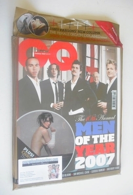 British GQ magazine - October 2007 - Men Of The Year Awards cover