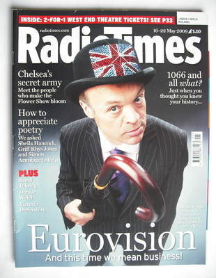 Radio Times magazine - Graham Norton cover (16-22 May 2009)