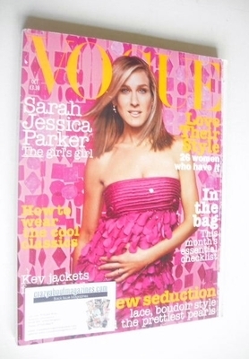 <!--2003-10-->British Vogue magazine - October 2003 - Sarah Jessica Parker 
