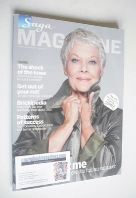 <!--2012-02-->SAGA magazine - February 2012 - Judi Dench cover
