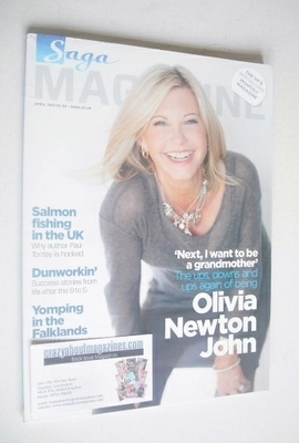 <!--2012-04-->SAGA magazine - April 2012 - Olivia Newton John cover