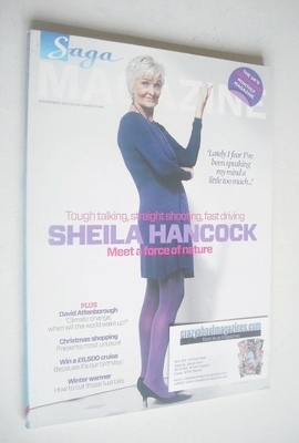 <!--2011-11-->SAGA magazine - November 2011 - Sheila Hancock cover