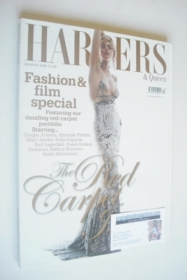 British Harpers & Queen magazine - March 2005 - Sophie Dahl cover