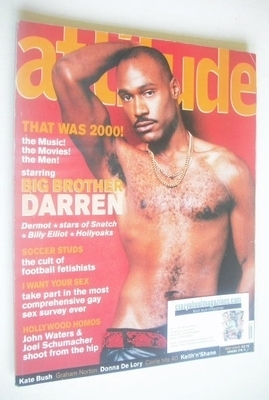 <!--2000-12-->Attitude magazine - Darren Ramsey cover (December 2000 - Issu