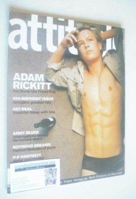 <!--1999-05-->Attitude magazine - Adam Rickitt cover (May 1999 - Issue 61)
