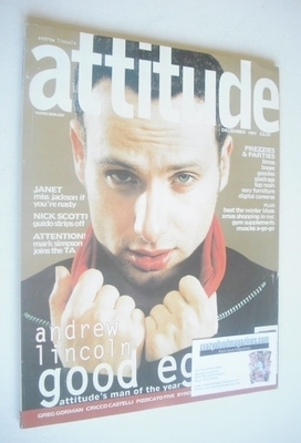 Attitude magazine - Andrew Lincoln cover (December 1997 - Issue 44)