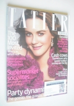 Tatler magazine - August 2006 - Alicia Silverstone cover