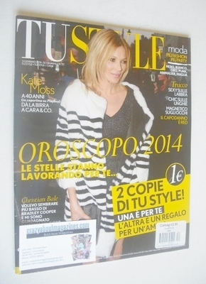 TU Style magazine - Kate Moss cover (3 January 2014 - Italian Issue)