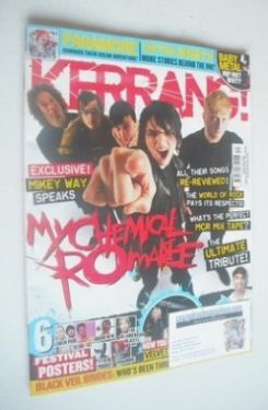 Kerrang magazine - My Chemical Romance cover (22 March 2014 - Issue 1509)