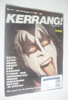<!--1982-07-29-->Kerrang magazine - Kiss cover (29 July - 11 August 1982 - Issue 21)