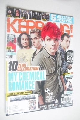 Kerrang magazine - My Chemical Romance cover (13 August 2011 - Issue 1376)