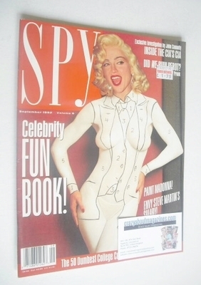 Spy magazine - September 1992 - Madonna cover