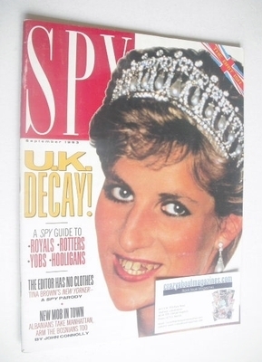 <!--1993-09-->Spy magazine - September 1993 - Princess Diana cover