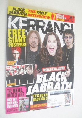 Kerrang magazine - Black Sabbath cover (2 June 2012 - Issue 1417)