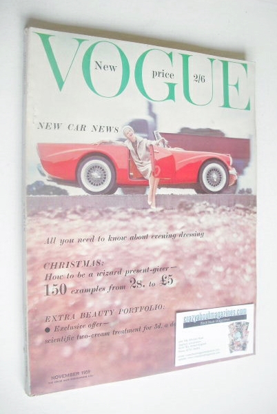 British Vogue magazine - November 1959 (Vintage Issue)