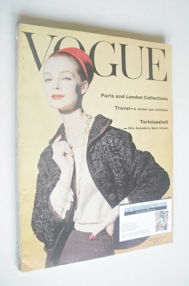 British Vogue magazine - September 1959 (Vintage Issue)