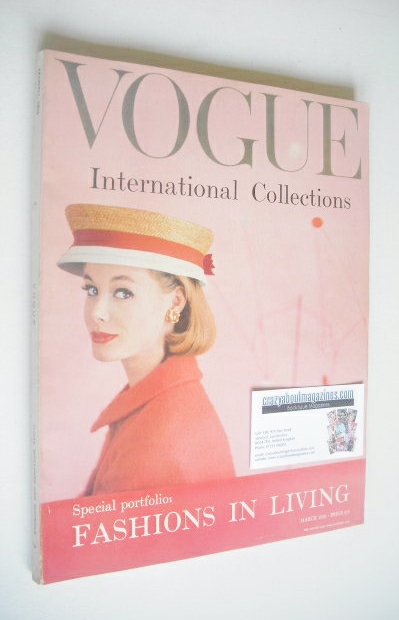British Vogue magazine - March 1959 (Vintage Issue)