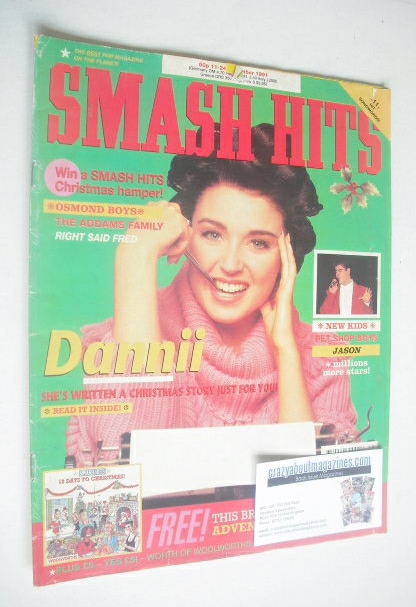 Smash Hits magazine - Dannii Minogue cover (11-24 December 1991)