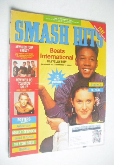 Smash Hits magazine - Beats International cover (16-29 May 1990)