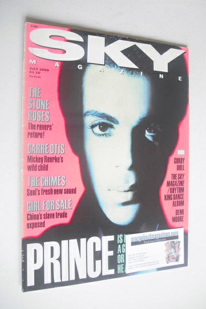 <!--1990-07-->Sky magazine - Prince cover (July 1990)