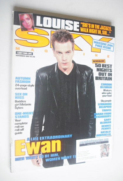<!--1997-11-->Sky magazine - Ewan McGregor cover (November 1997)