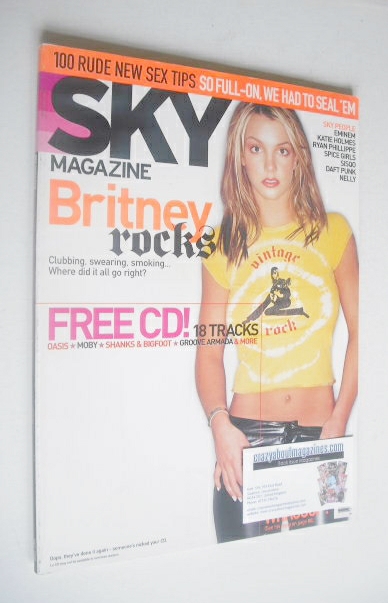 Sky magazine - Britney Spears cover (December 2000)
