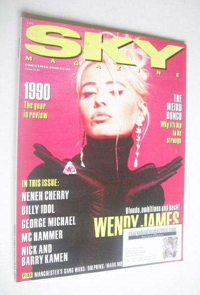 <!--1990-12-->Sky magazine - Wendy James cover (Christmas 1990)