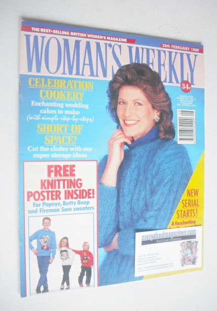 <!--1989-02-28-->Woman\'s Weekly magazine (28 February 1989 - British Editi