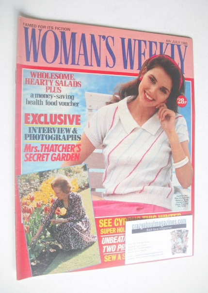 <!--1985-07-06-->Woman's Weekly magazine (6 July 1985 - British Edition)