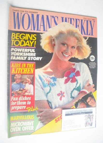 <!--1985-07-27-->Woman's Weekly magazine (27 July 1985 - British Edition)
